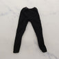 Barbie Doll Size Pants Black Lounge Jogging Track Elastic Waist Flex Fabric