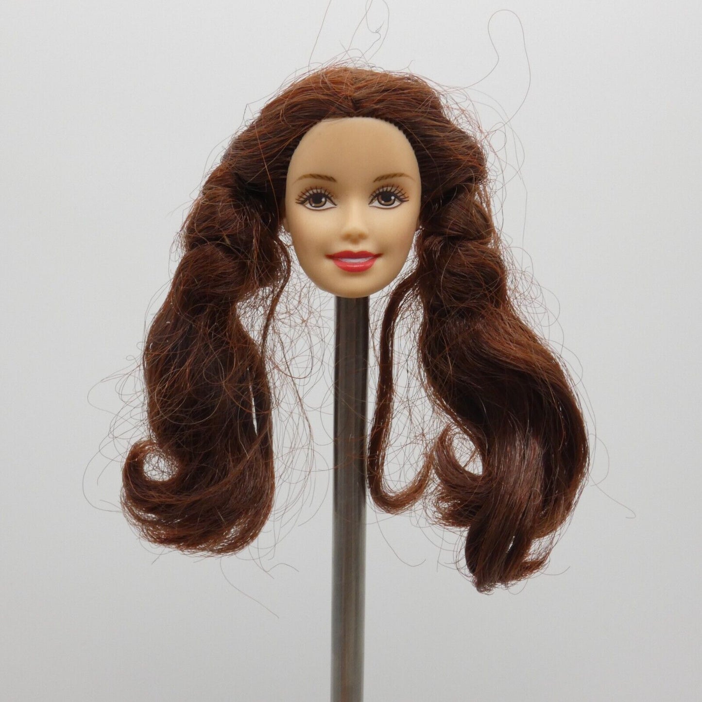 Barbie Wizard of Oz Dorothy Doll Head Light Skin Brown Hair Eyes 25812 2000