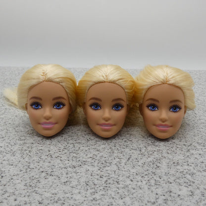 Barbie Made To Move Doll Head Lot 3 Millie Face Blonde Light Volleyball HKT72