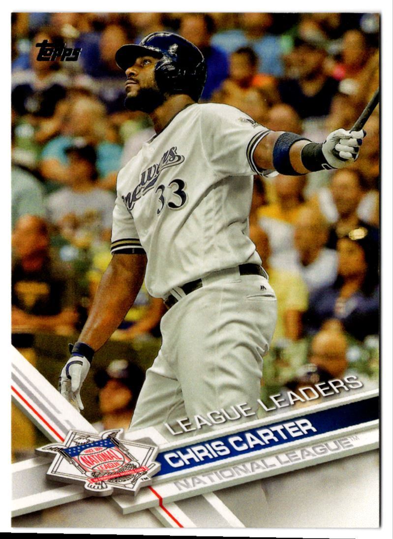 2017 Topps Chris Carter Milwaukee Brewers #170