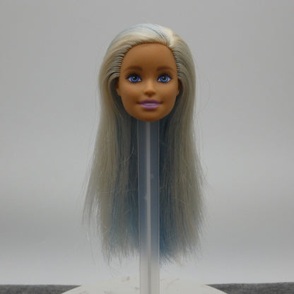 Barbie Fashionistas 120 Doll Head Only Millie Blonde Blue Hair 2019 Mattel FXL53