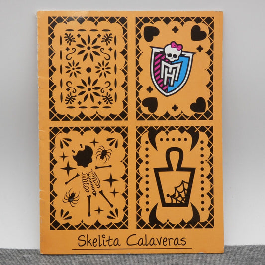 Monster High Skelita Calaveras Art Class Doll Diary Only Journal 2013 BDF14 J13