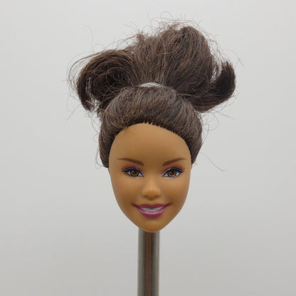 Disney High School Musical Gabriella Doll Head Only Brown Brunette 2009 Mattel B