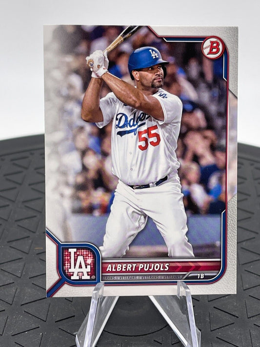 Albert Pujols 2022 Bowman #39 Los Angeles Dodgers First Base