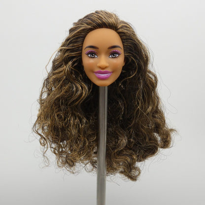 Barbie Fashionistas 225 Doll Head AA Medium Skin Dream Date 65th 2024 HRH22