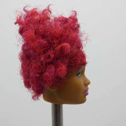 Barbie Fashionistas 33 Doll Head Only AA Grace Mbili Curly Red Hair 2016 DPX69