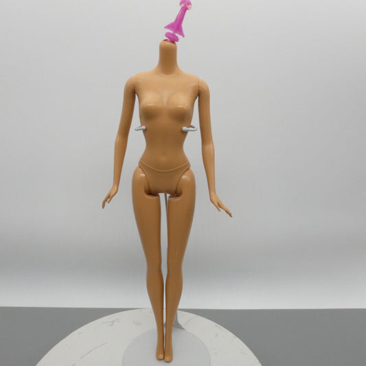 Barbie Fashion Fever Doll Body Only Nude Straight Arms Medium Light Skin