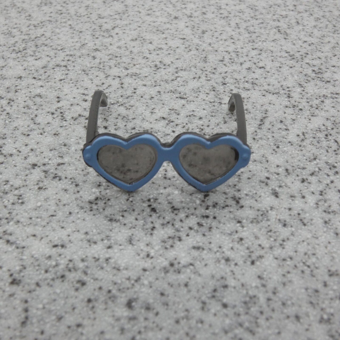 Barbie Doll Sunglasses Blue Frame Heart Shaped Lenses 2020 Mattel Extra 6 GXF08