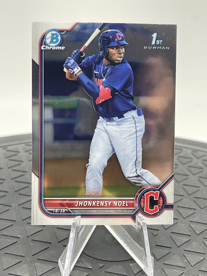 2022 Bowman Chrome Prospects Jhonkensy Noel 1st Bowman BCP-2 Cleveland Guardians