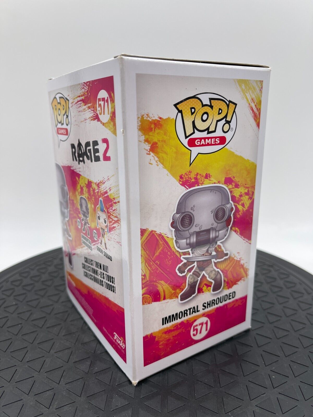 Funko Pop Games Rage 2 Immortal Shrouded 571 Vinyl Figure NRFB 2019 DRM191121