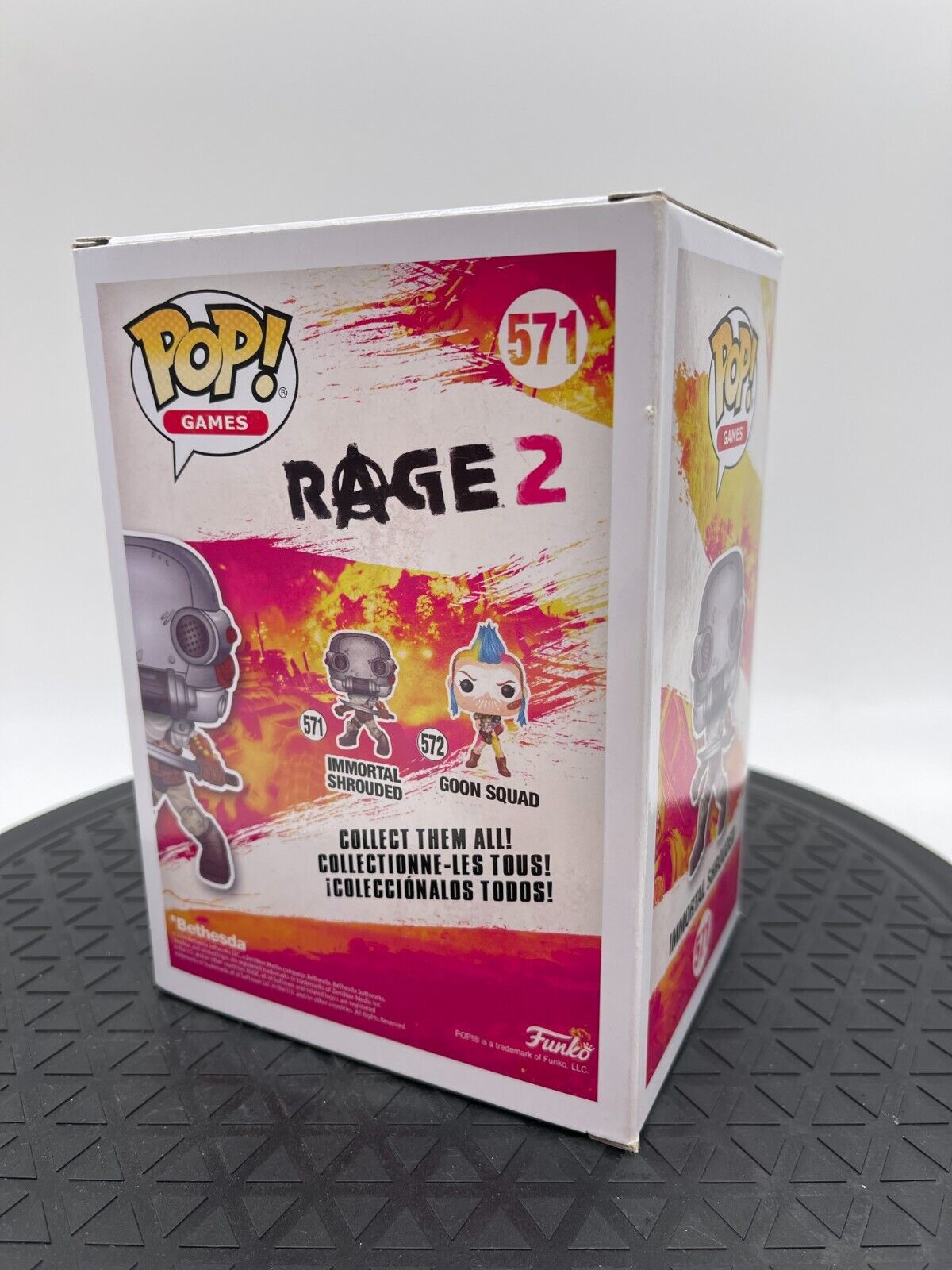 Funko Pop Games Rage 2 Immortal Shrouded 571 Vinyl Figure NRFB 2019 DRM191121