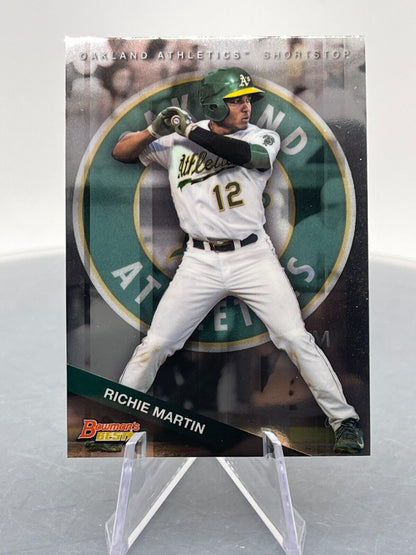 Richie Martin 2015 Bowman's Best #TP-40 Oakland Athletics Shortstop Topps