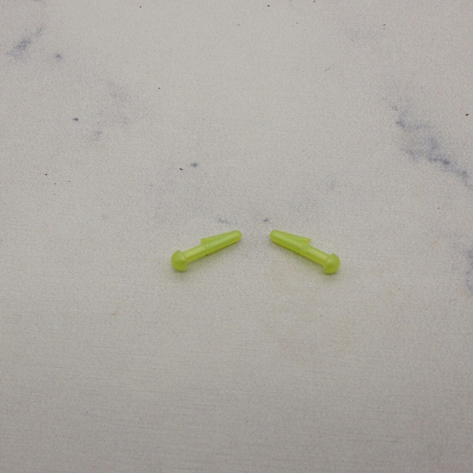 Barbie Doll Stud Earrings Neon Yellow Jewelry 1998 Happenin' Hair Teresa 22884