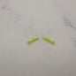 Barbie Doll Stud Earrings Neon Yellow Jewelry 1998 Happenin' Hair Teresa 22884