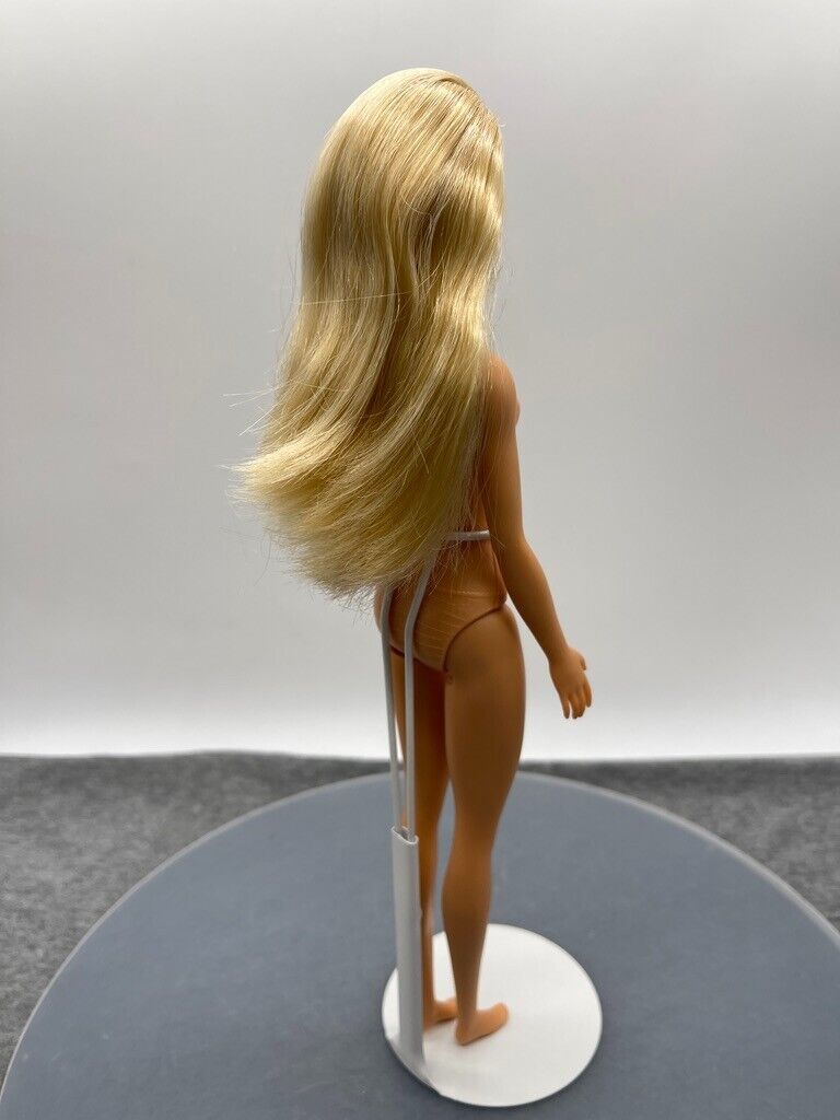 Barbie Doll Millie Blonde Nude Straight Arms Heel Feet Left Side Part 2009 Body