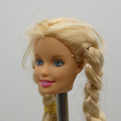 Barbie Walking Doll Head Generation Girl Blonde Braids Medium Light Skin 22232