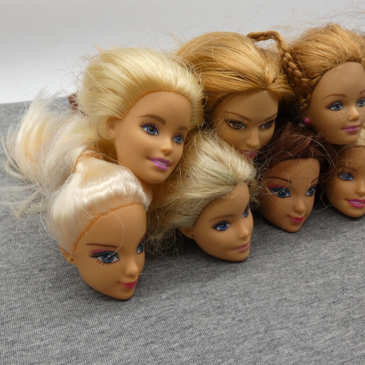 Barbie Size Doll Head Lot of 10 Pregnant Midge Teresa Millie Generation Girl