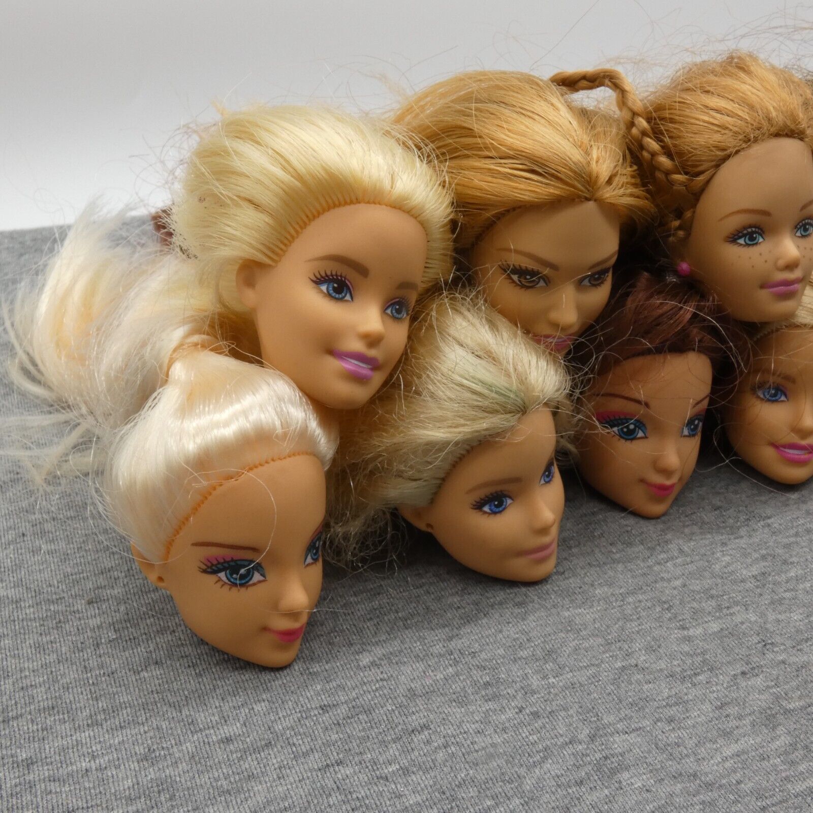 Barbie Size Doll Head Lot of 10 Pregnant Midge Teresa Millie Generation Girl