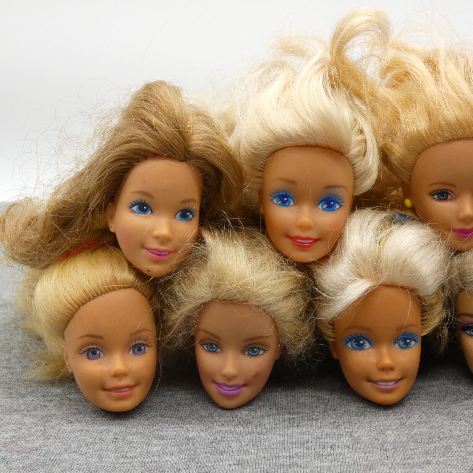 Barbie Doll Head Lot 10 Heads SuperStar Generation Girl Mackie Jazzie Millie