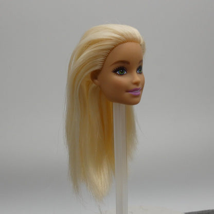 Barbie Millie Doll Head Only Blonde Hair Green Eyes 2022 Mattel HBV05