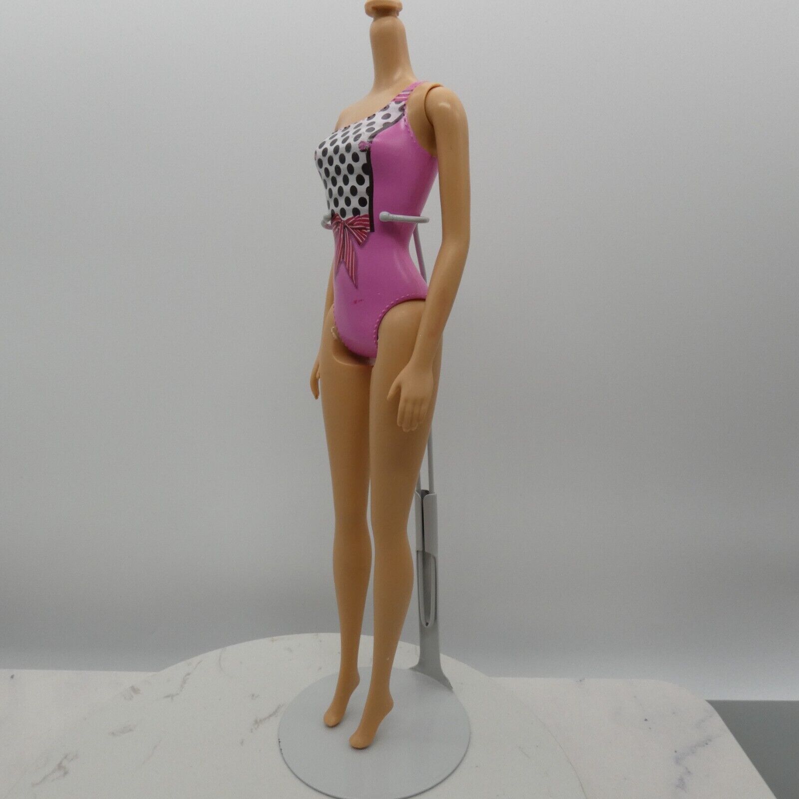 Barbie Water Play Doll Body Only Medium Light Skin Pink Suit 2014 Mattel CFF12