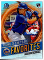 2021 Bowman Rookie of the Year Favorites Andres Gimenez New York Mets #RRY-AG