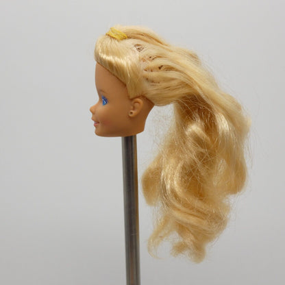 Barbie Doll Head Blonde 80s SuperStar Medium Light Skin Vietnam Mattel