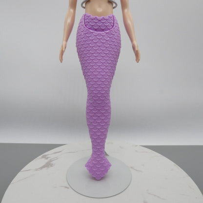 Barbie Dreamtopia Mermaid Doll Body Light Skin Purple Scales No Fins 2023 HRR06