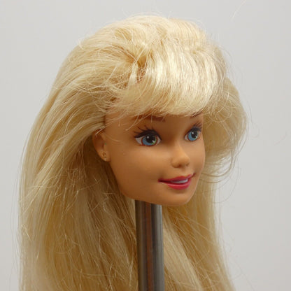 Barbie Teacher Doll Head Blonde Blue Green Eyes SuperStar 1996 Light Skin 13914