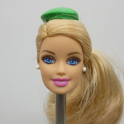 Barbie Loves Girl Scouts Doll Head Generation Girl CEO Hat Earrings 2014 BJP31