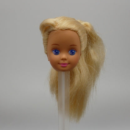 Barbie Skipper Cool Crimp Doll Head Only Blonde Hair 1994 Mattel 11179