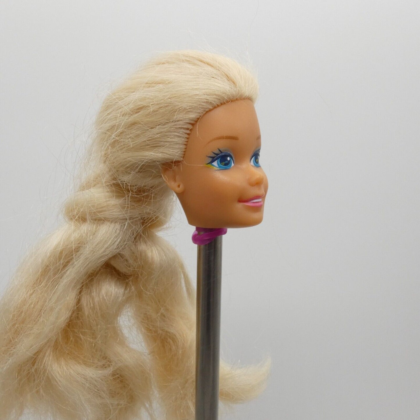 Barbie Western Fun Doll Head Only  Blonde Braided Hair 1990 Mattel 9932