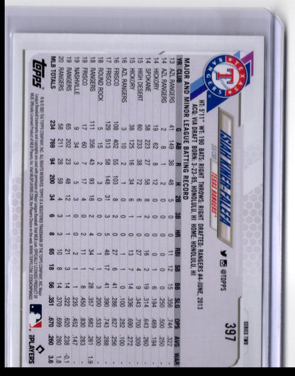 2021 Topps Series 2 Isiah Kiner-Falefa Texas Rangers #397