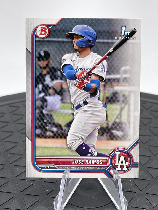 Jose Ramos 2022 Bowman Prospects BP-129 Los Angeles Dodgers