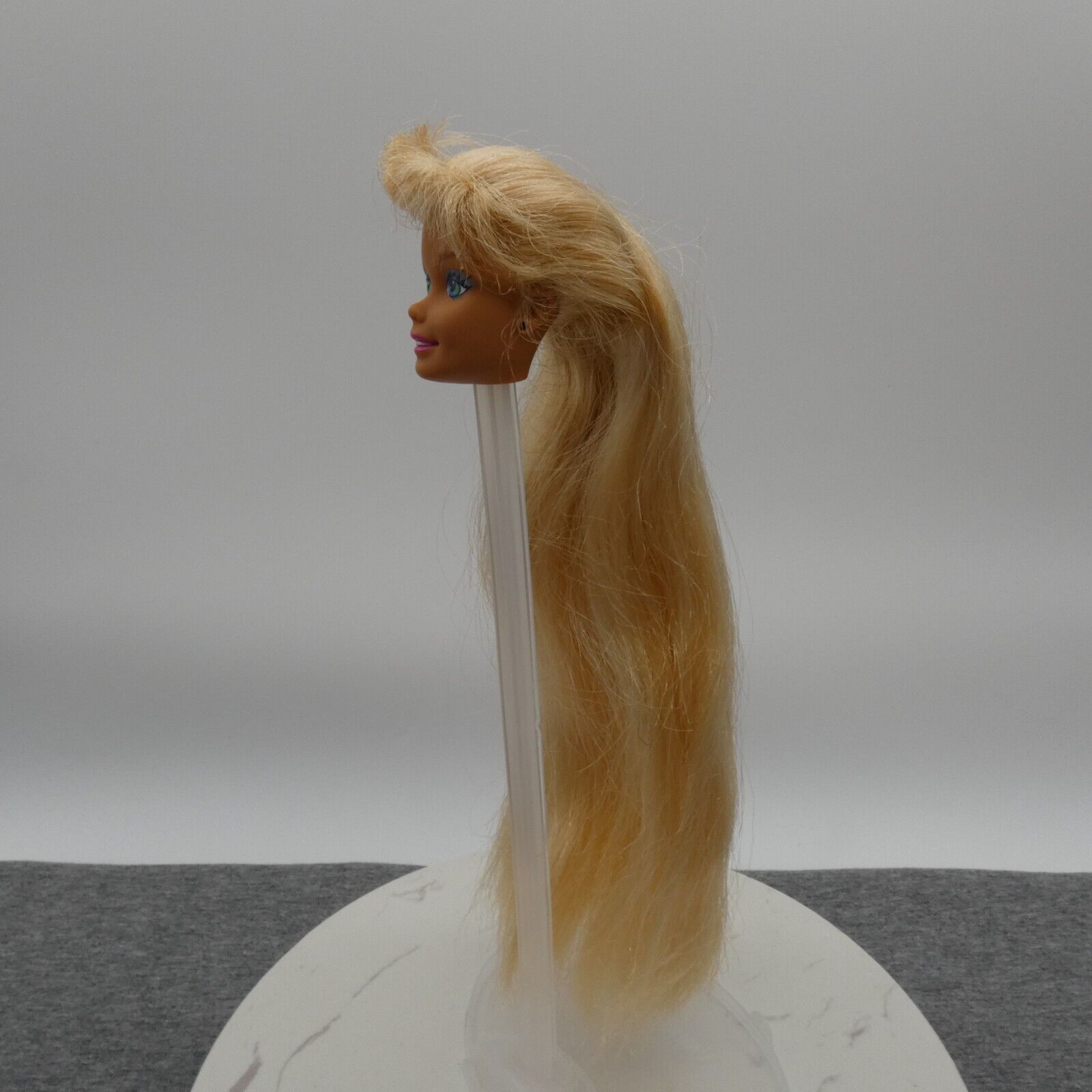 Barbie Sparkle Beach Doll Head Only Long Blonde Hair 1996 Mattel 13132 SuperStar