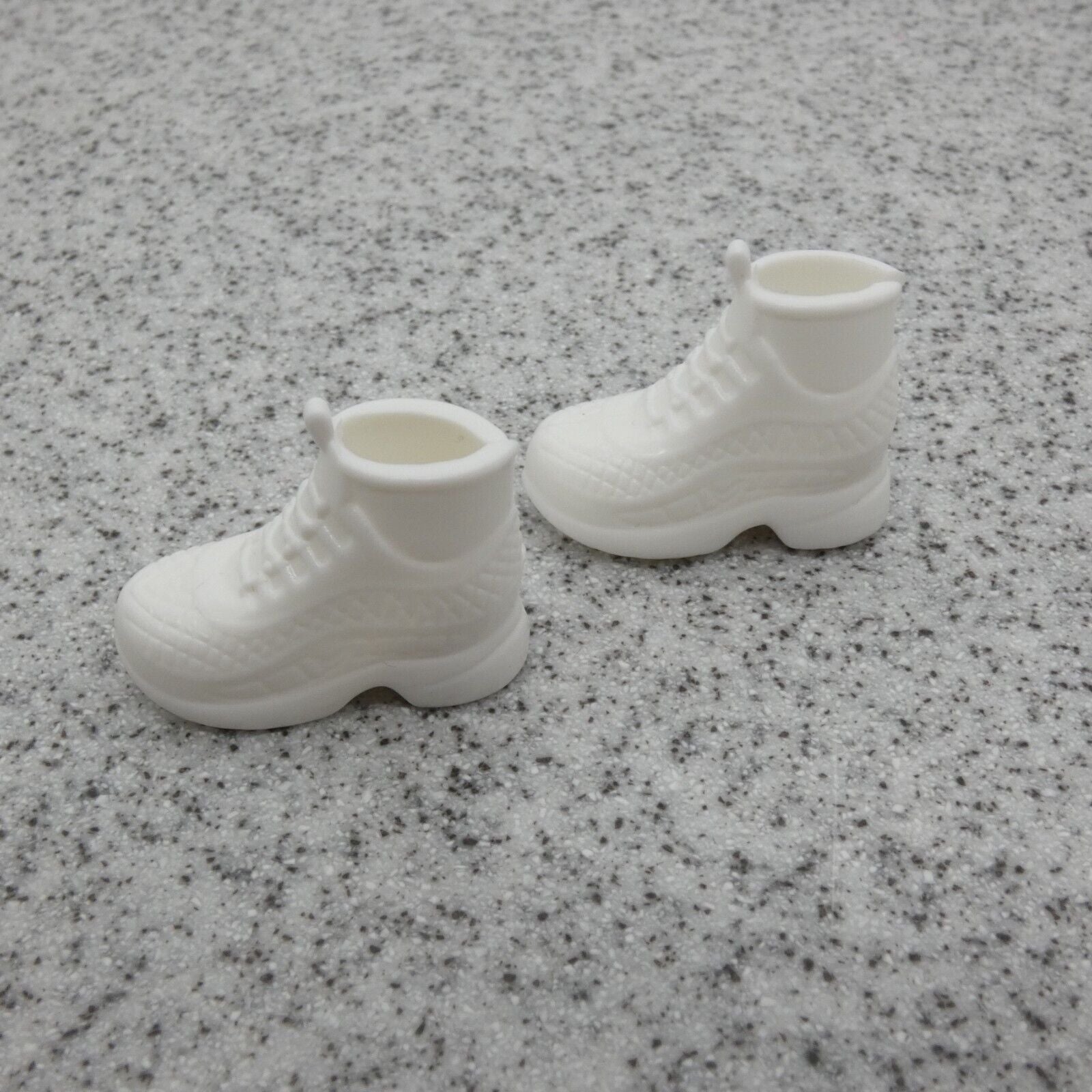 Barbie Doll Size Shoes White High Top Sneakers Gym Fit Made To Move Curvy Tall A