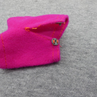 Barbie Doll Size Shorts Pink Hotpants Fuzzy Fleece Like