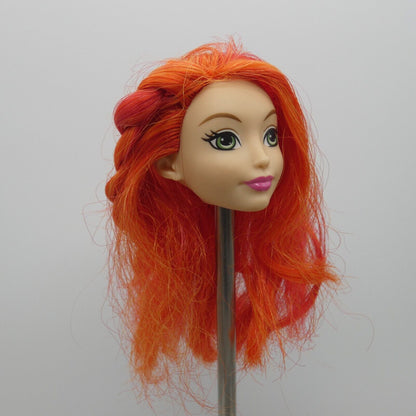 DC Super Hero Girls Poison Ivy Doll Head Red Hair Light Skin 2016 Mattel DLT67