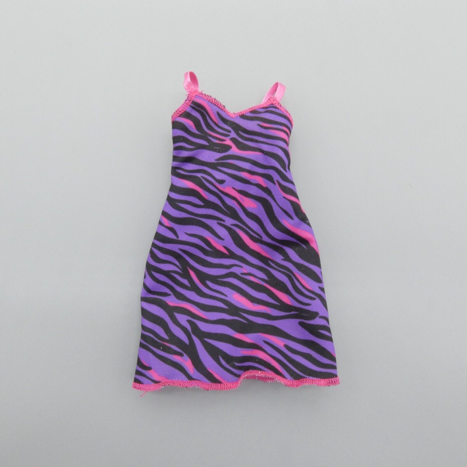 Barbie Curvy Doll Dress Purple Zebra Print Sleeveless Tank Road Trip GVK02