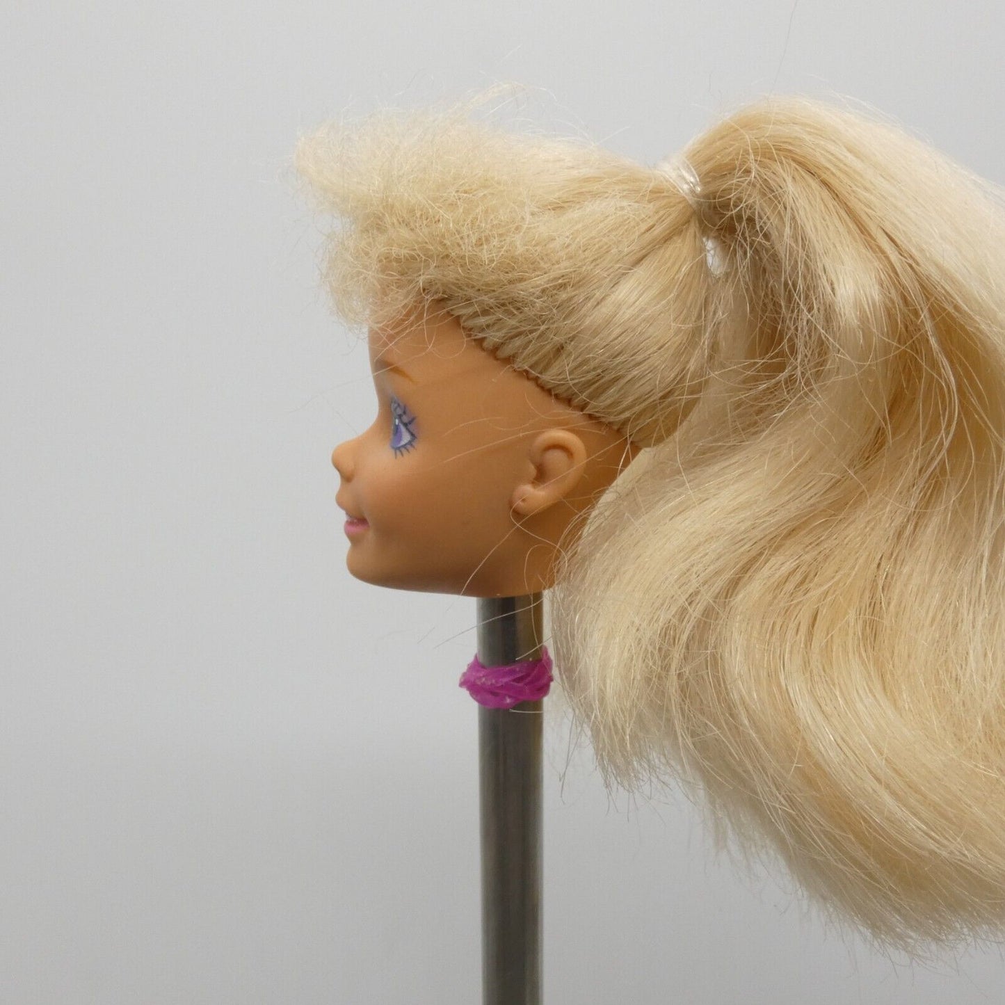 My First Barbie Ballerina Doll Head SuperStar Face Bangs 1987 Mattel 1788