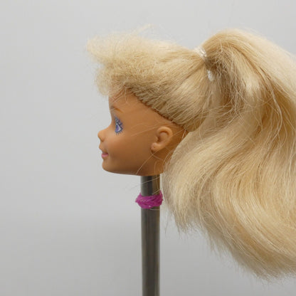 My First Barbie Ballerina Doll Head SuperStar Face Bangs 1987 Mattel 1788