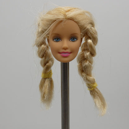 Barbie Walking Doll Head Generation Girl Blonde Braids Medium Light Skin 22232