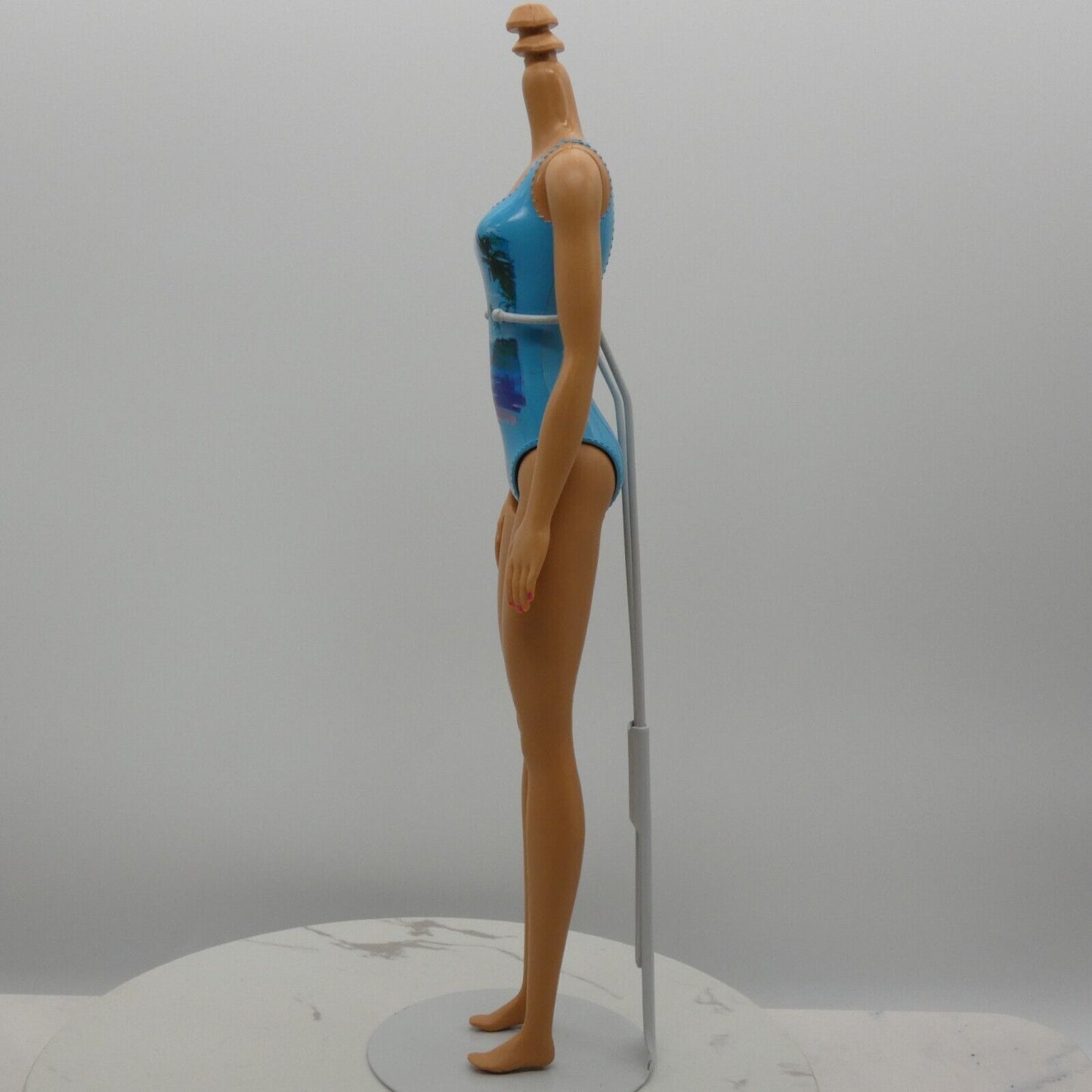 Barbie Beach Water Play Doll Body Only Molded Swimsuit Medium Light Skin DGT81