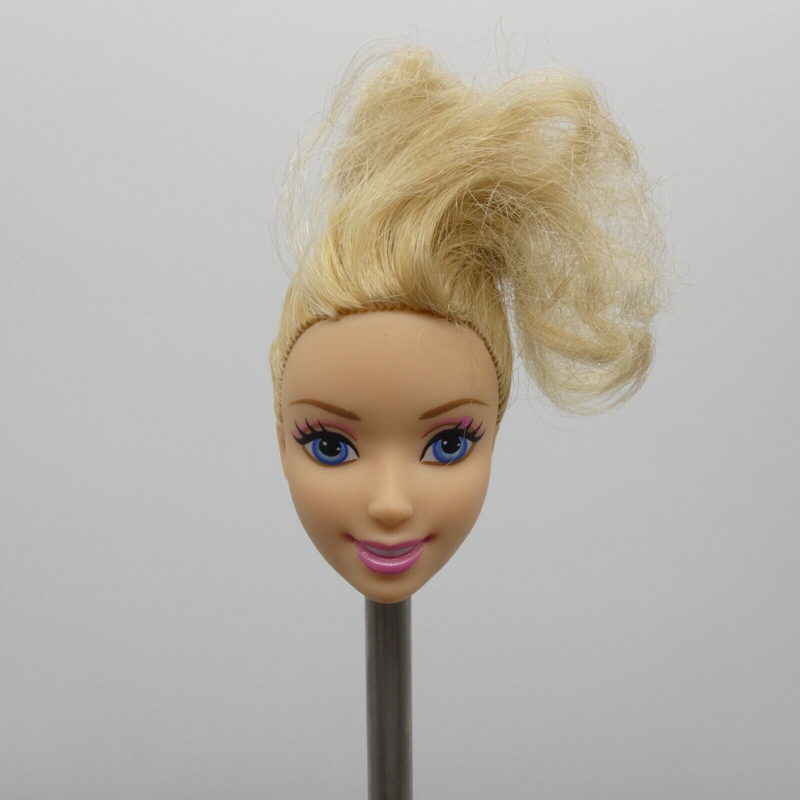 Disney Cinderella Doll Head Only Blonde Hair Long Bangs 2012 Mattel X2843