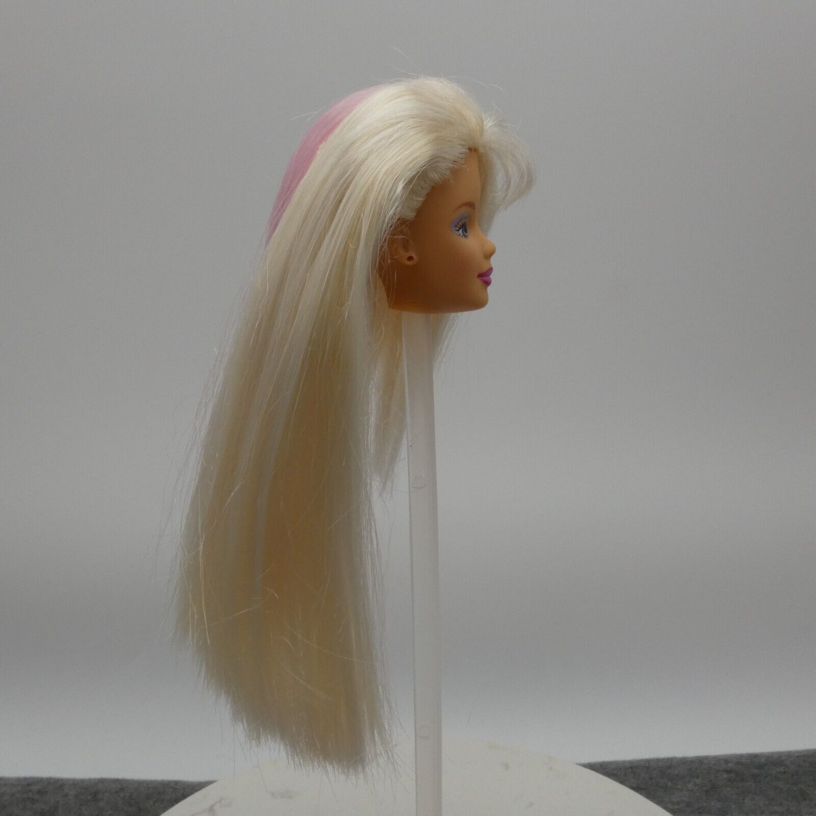 Barbie Mackie Face Doll Head Only Blonde Happenin Hair 1999 Mattel 22882