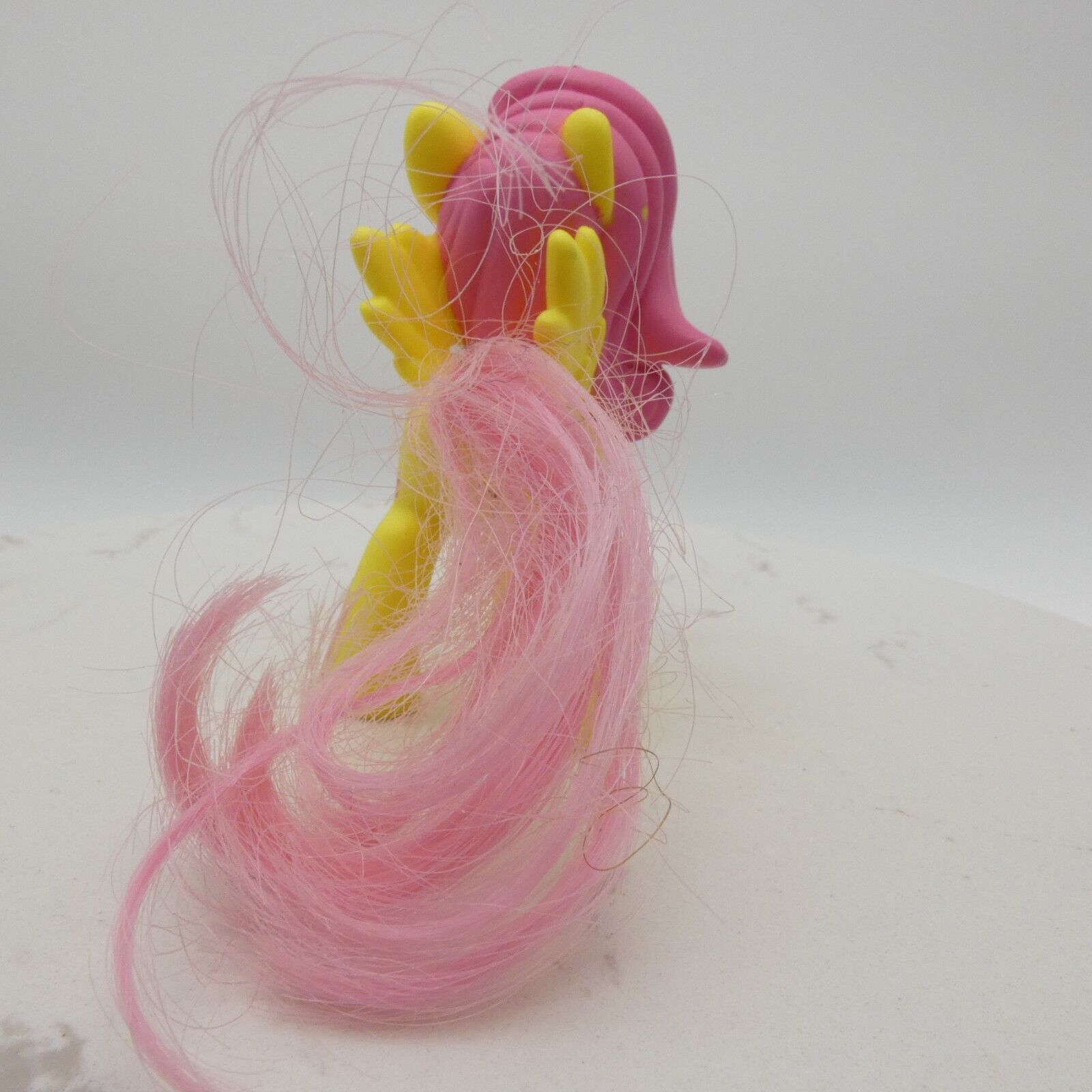 My Little Pony Fluttershy G4 McDonald's Toy Molded Mane Yellow 2016 Hasbro