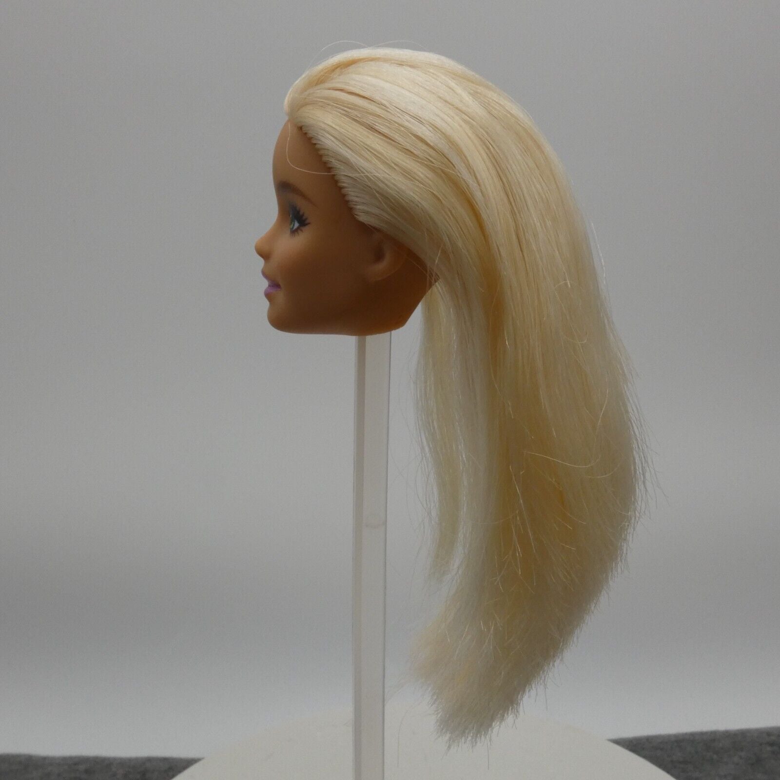 Barbie Millie Doll Head Only Blonde Hair Green Eyes 2022 Mattel HBV05