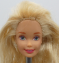 Barbie Teacher Doll Head Blonde Hair Bangs Aqua Blue Eyes 1996 Mattel 13914