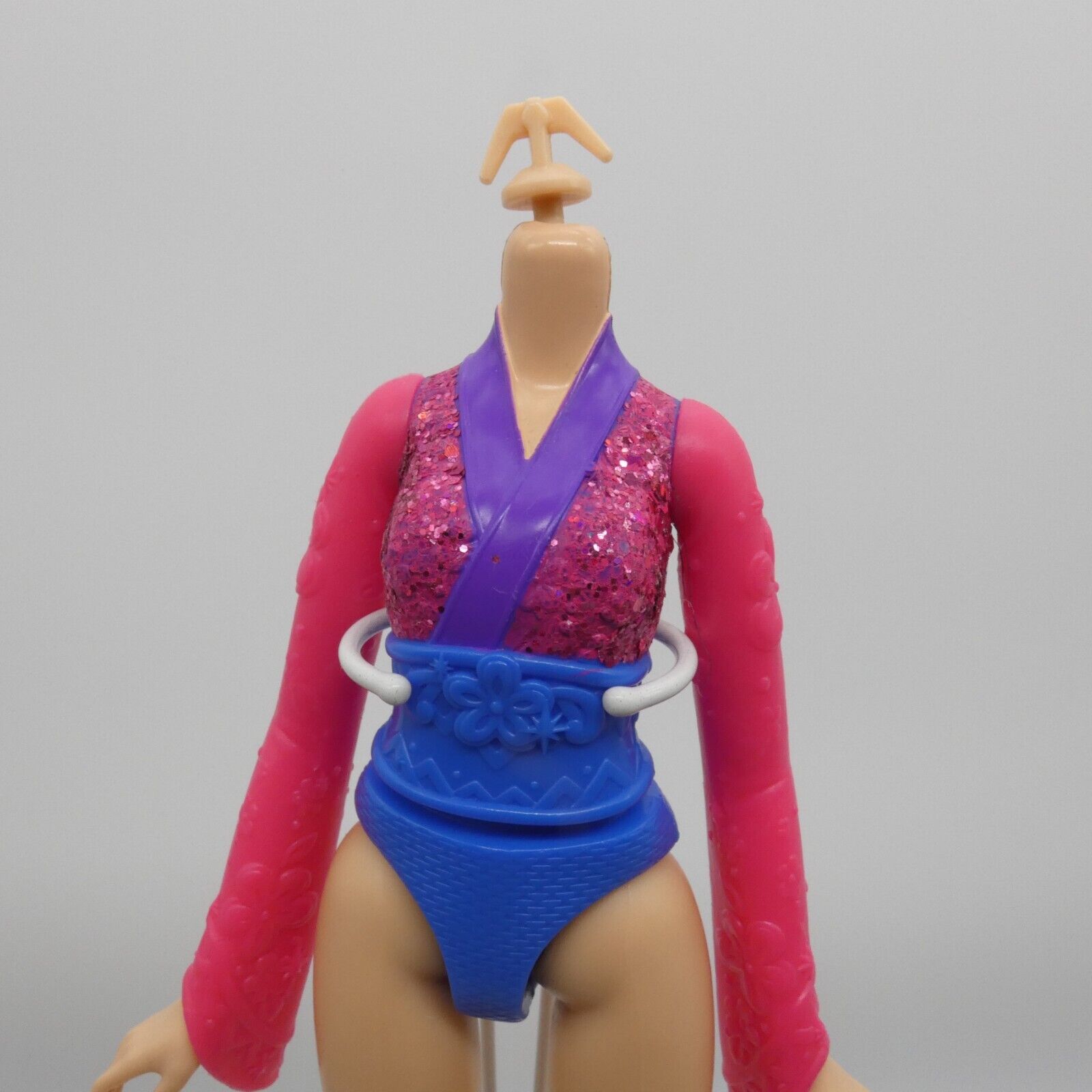 Disney Mulan Royal Shimmer Doll Body Light Skin Molded Top Hasbro E4167AS00