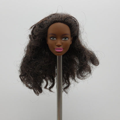 Barbie Career Surprise Doll Head AA Kim Face Green Eyes Dark Skin GLH63 2020